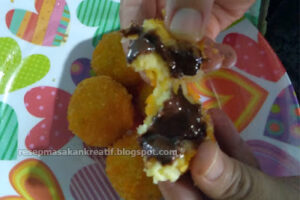 Resep Bola Bola Pisang Coklat Lumer Goreng Cispy
